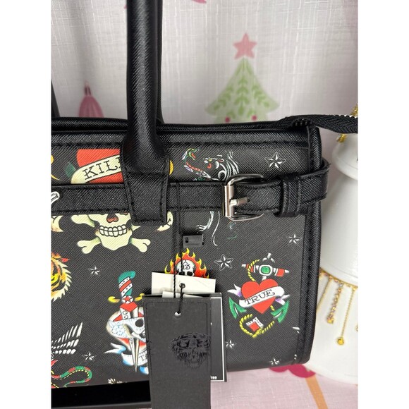 Ed Hardy Satchel Handbag - Picture 4 of 7
